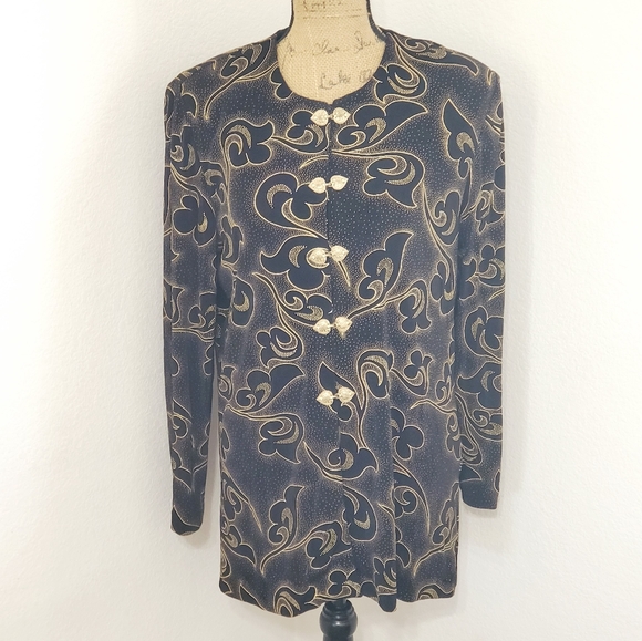 R & M Richards Tops - R & M Richards•Gold embellished tunic/top/jacket•size 14•